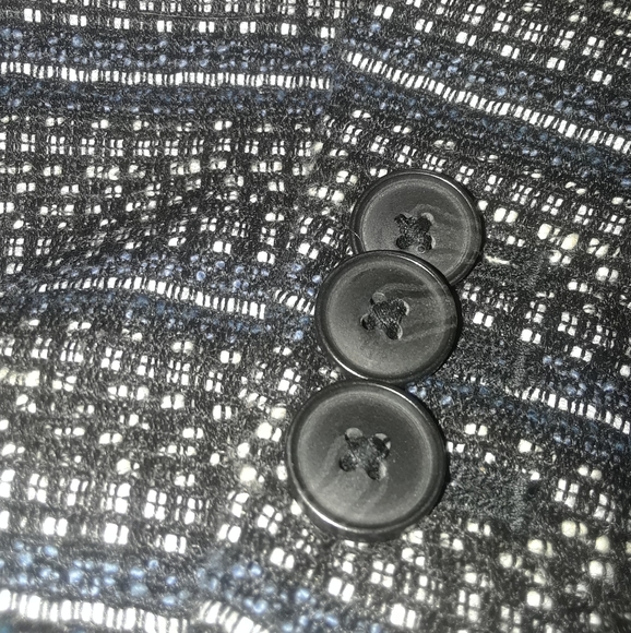 Lucky Brand navy tweed Blazer - Picture 5 of 8